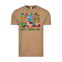 Vintage Coffee Happy Easter Day gnomies Vintage Tee - Neo Western