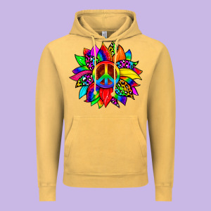 Pride Sunflower Vintage Hoodie Designed By Zillion Design Studio