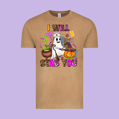 I Will Stab You Nurse Vintage Tee Designed By Adodesignshop