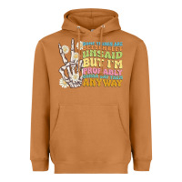 Meerkat some things are better left unsaid Heavyweight Hoodie - MaliasSmallBusiness