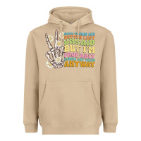 Mushroom some things are better left unsaid Heavyweight Hoodie - MaliasSmallBusiness