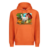 Carrot Fall Chicken Premium Hoodie - LillyAllenDesigns