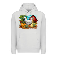Dove Grey Fall Chicken Premium Hoodie - LillyAllenDesigns