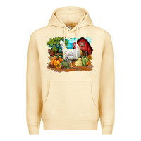 Pina Colada Fall Chicken Premium Hoodie - LillyAllenDesigns