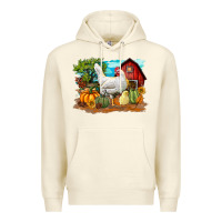 Sandshell Fall Chicken Premium Hoodie - LillyAllenDesigns