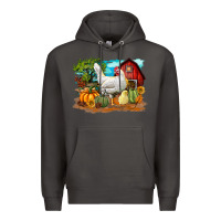 Smoke Fall Chicken Premium Hoodie - LillyAllenDesigns