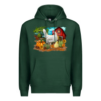 Sports Green Fall Chicken Premium Hoodie - LillyAllenDesigns