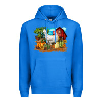 True Royal Fall Chicken Premium Hoodie - LillyAllenDesigns