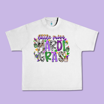 Little Miss Mardi Gras Urban Heavy Tee Designed By Racoondesign