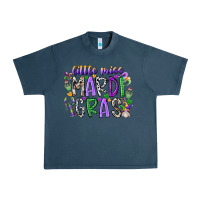 Midnight Navy little miss mardi gras Urban Heavy Tee - RacoonDesign