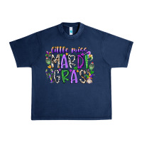 Navy little miss mardi gras Urban Heavy Tee - RacoonDesign