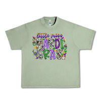 Oil Green little miss mardi gras Urban Heavy Tee - RacoonDesign