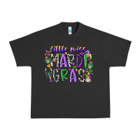Pigment Black little miss mardi gras Urban Heavy Tee - RacoonDesign