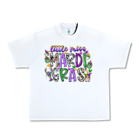 White little miss mardi gras Urban Heavy Tee - RacoonDesign