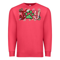 Cardinal joy with dog paw Premium Sweatshirt - MaliasSmallBusiness