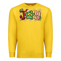 Lemon joy with dog paw Premium Sweatshirt - MaliasSmallBusiness