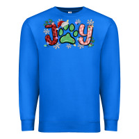 True Royal joy with dog paw Premium Sweatshirt - MaliasSmallBusiness