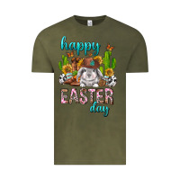 Vintage Olive Happy Easter Day Rodeo Vintage Tee - Neo Western
