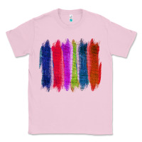 Bubblegum Pink Colored Jute Brush Strokes Classic Tee - Bettercallsaul