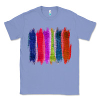 Colony Blue Colored Jute Brush Strokes Classic Tee - Bettercallsaul