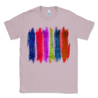 Lilac Colored Jute Brush Strokes Classic Tee - Bettercallsaul