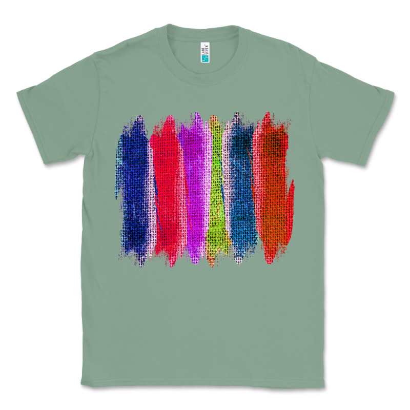 Colored Jute Brush Strokes Classic Tee by Bettercallsaul | Teevron