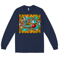 Navy teacher squad tumbler Long Sleeve Tee - BundleAndBundleShop