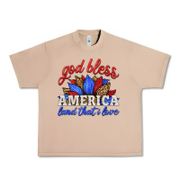 Burro god bless america land that i love Urban Heavy Tee - HRA Design Shop