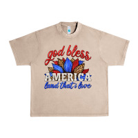 French Oak god bless america land that i love Urban Heavy Tee - HRA Design Shop