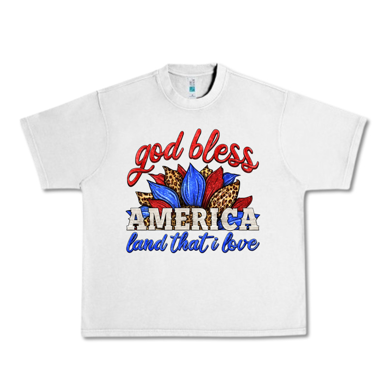God Bless America Land That I Love Urban Heavy Tee by HRA Design Shop | Teevron