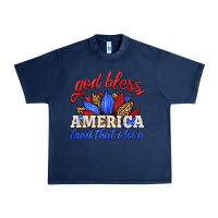 Navy god bless america land that i love Urban Heavy Tee - HRA Design Shop