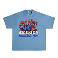 Pebble Blue god bless america land that i love Urban Heavy Tee - HRA Design Shop