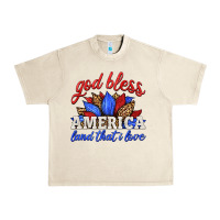 Sandshell god bless america land that i love Urban Heavy Tee - HRA Design Shop