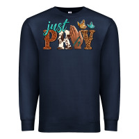 Navy just pray Premium Sweatshirt - NancyCooperArtShop