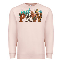 Pale Pink just pray Premium Sweatshirt - NancyCooperArtShop