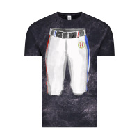 Cloud Black softball uniform short pant fa element Vintage Tee - FaDigitalArtStudio