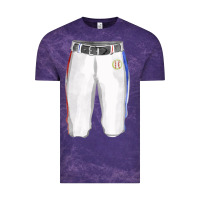 Cloud Purple softball uniform short pant fa element Vintage Tee - FaDigitalArtStudio