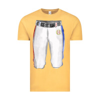 Vintage Mustard softball uniform short pant fa element Vintage Tee - FaDigitalArtStudio