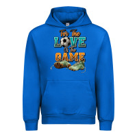 Cobalt For the love of the game Soccer Urban Hoodie - NancyCooperArtShop
