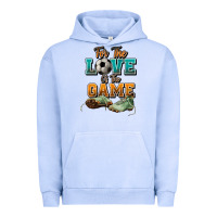 Pigment Grape Ice For the love of the game Soccer Urban Hoodie - NancyCooperArtShop