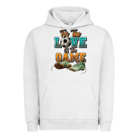 Pigment Lunar Rock For the love of the game Soccer Urban Hoodie - NancyCooperArtShop
