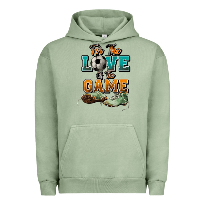 For The Love Of The Game Soccer Urban Hoodie by NancyCooperArtShop | Teevron