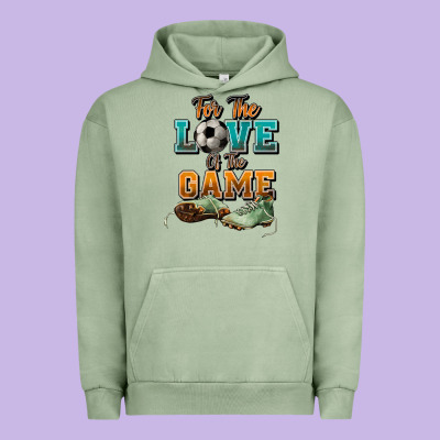For The Love Of The Game Soccer Urban Hoodie Designed By Nancycooperartshop