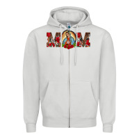 Dove Grey mom lady of guadalupe Zipper Hoodie - BarkalooDesign