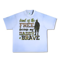 Grape Ice land of the free because my daddy is brave Urban Heavy Tee - HRA Design Shop