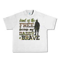 Lunar Rock land of the free because my daddy is brave Urban Heavy Tee - HRA Design Shop