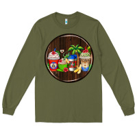 Army Green dominican republic coasters Long Sleeve Tee - AdoDesignShop