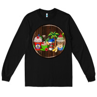 Black dominican republic coasters Long Sleeve Tee - AdoDesignShop
