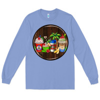 Colony Blue dominican republic coasters Long Sleeve Tee - AdoDesignShop