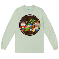 Matcha dominican republic coasters Long Sleeve Tee - AdoDesignShop